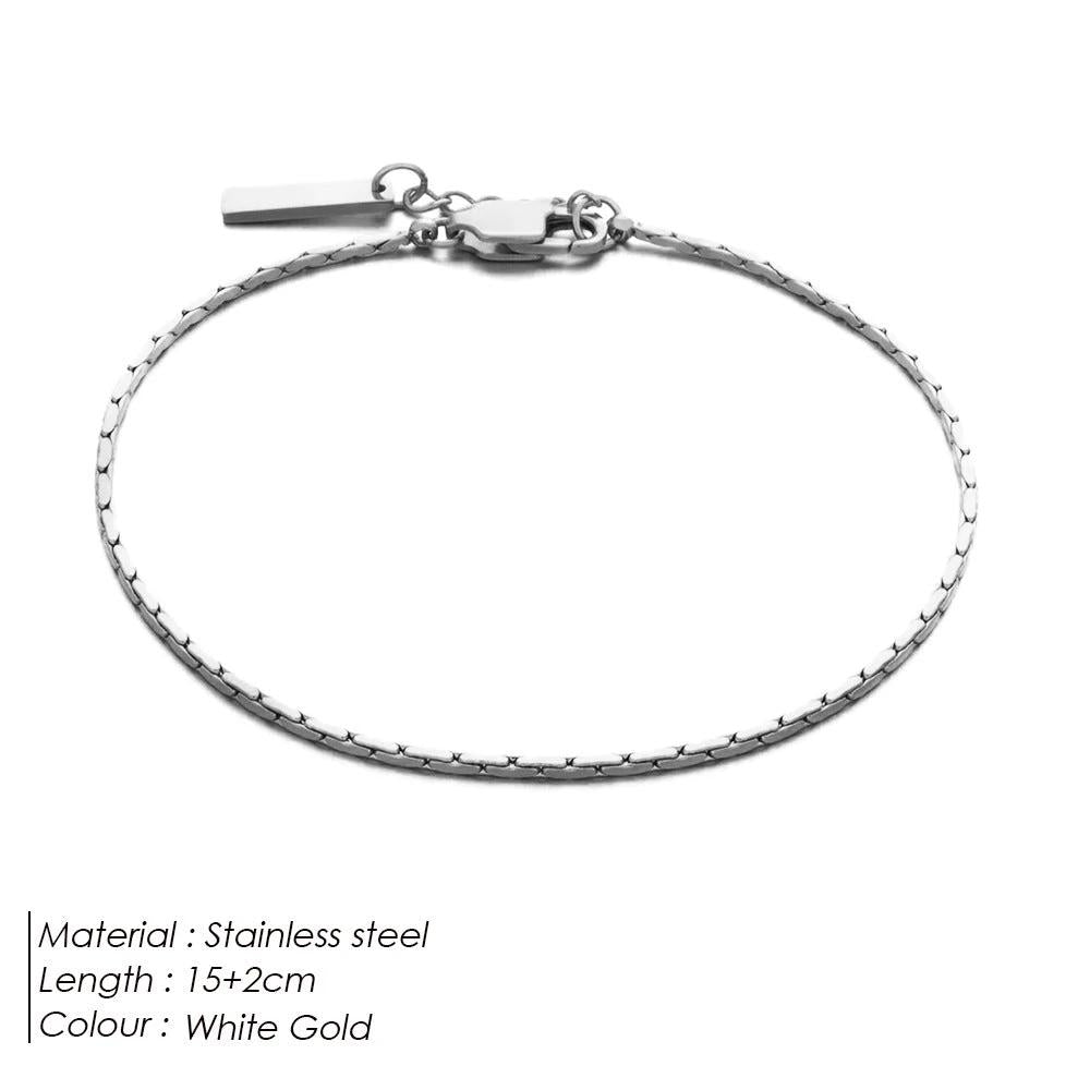 Titanium Steel Bracelet For Men Minimalist Design by GJG Denim