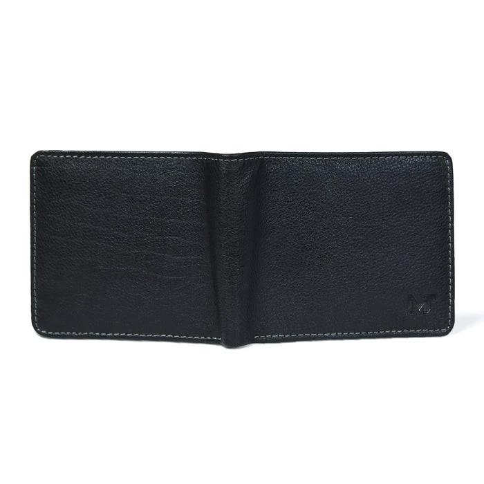 Classic Black Leather Wallet by Classy Leather Bags