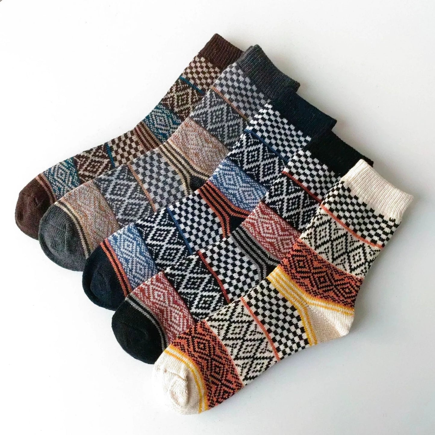 Men's Socks Vintage Style Wool Socks by GJG Denim