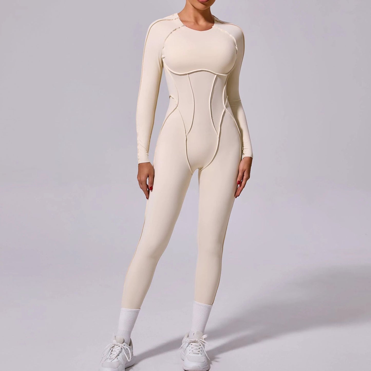 New Winter One-piece Sports Yoga Jumpsuit Backless Tight Jumpsuit by GJG Denim