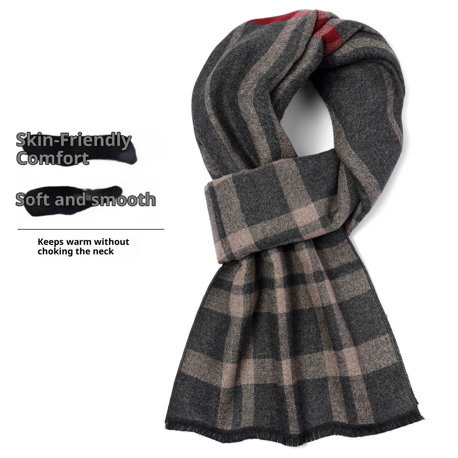 Warm Outdoor Windproof And Cold-proof Versatile Scarf For Men by GJG Denim