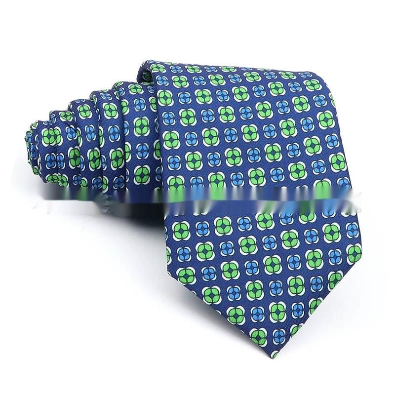 Business Polyester Men's Printed Tie by GJG Denim