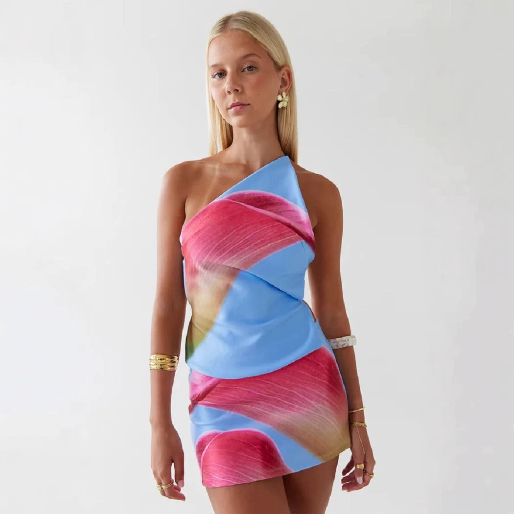 Fashion Frontline Backless Suit Printing by GJG Denim