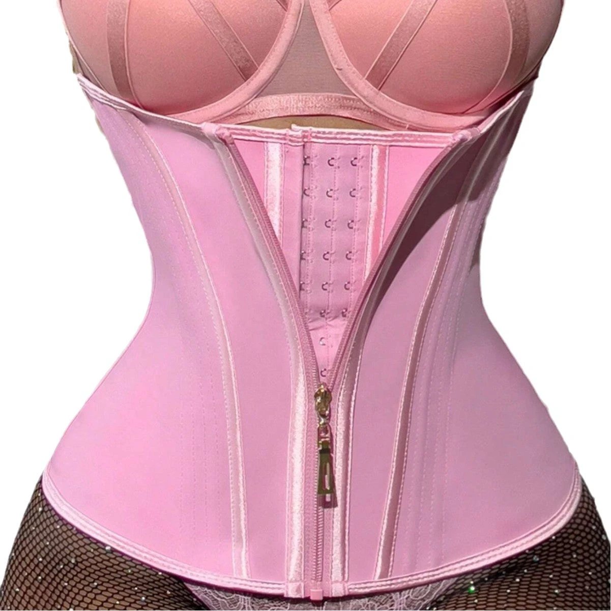 Hourglass Waist Shaping Belt Latex Corset by GJG Denim