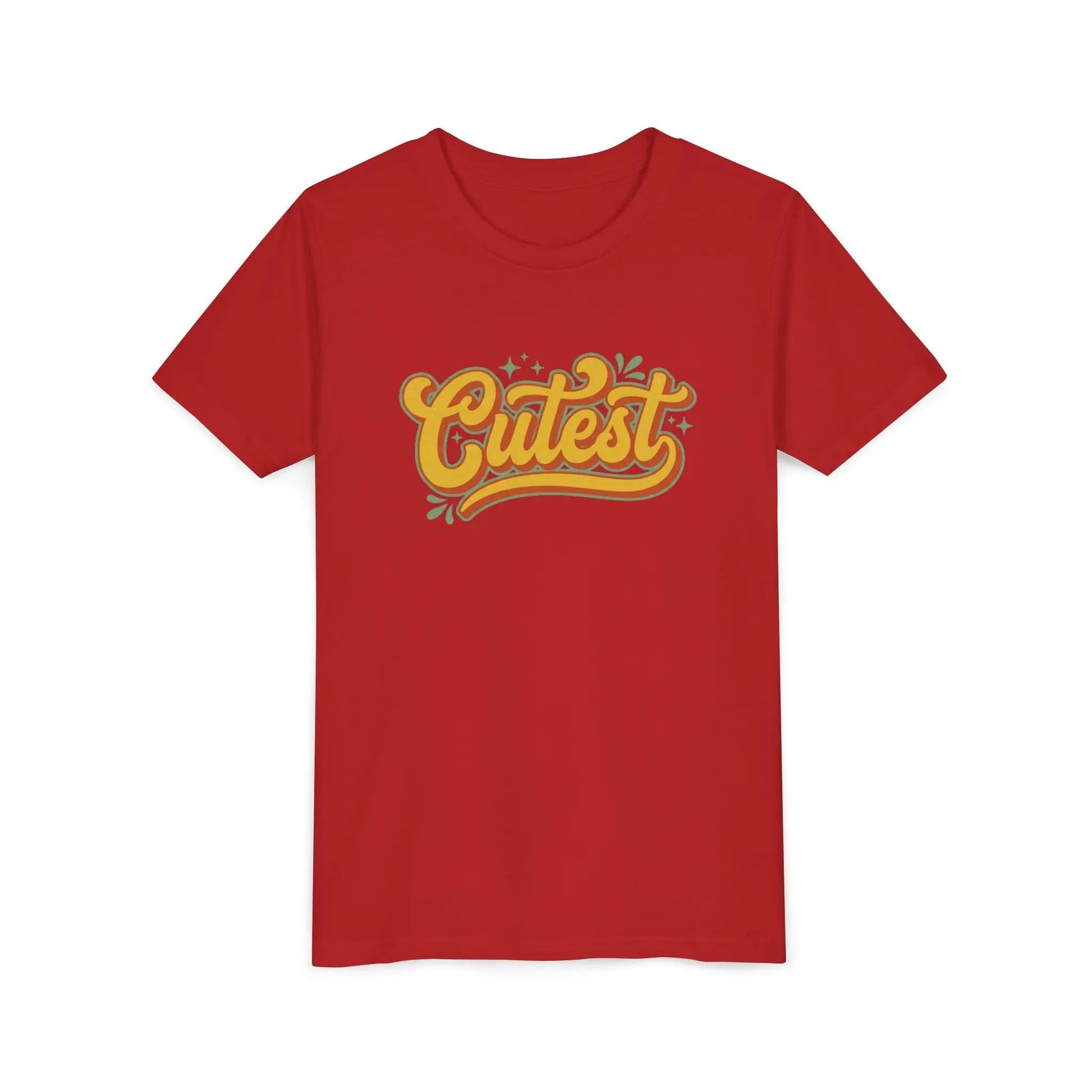 Cutest Youth Tee — Retro Script Kids T‑Shirt by Printify
