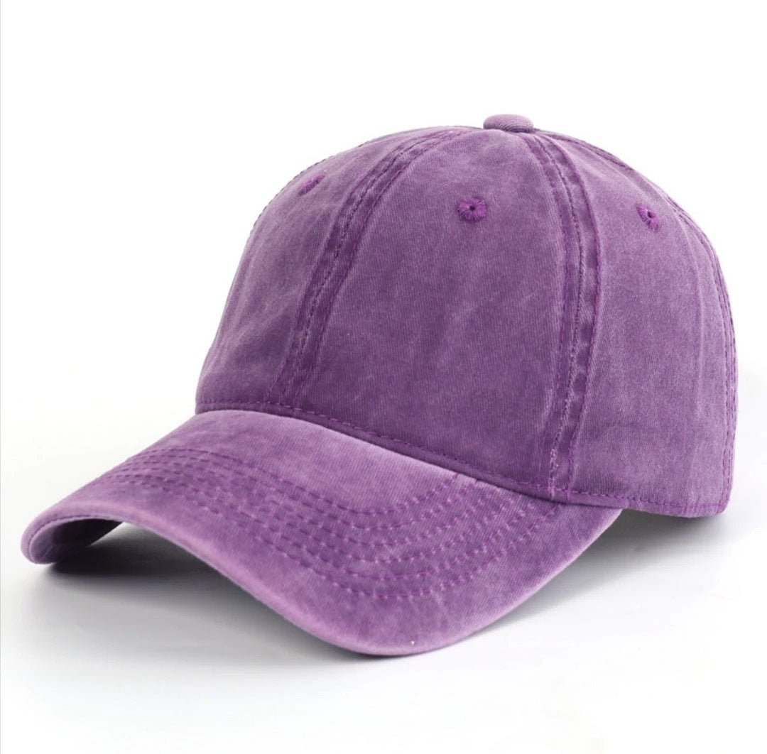 Men's Washed Baseball Caps by GJG Denim