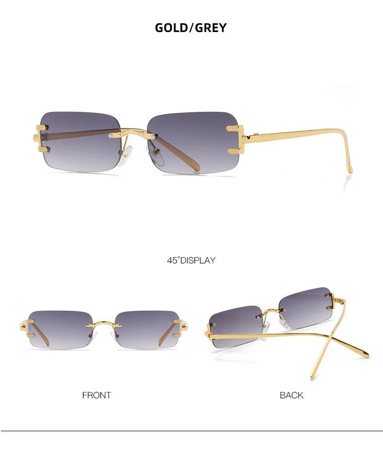 Men's Retro Square Sunglasses by GJG Denim