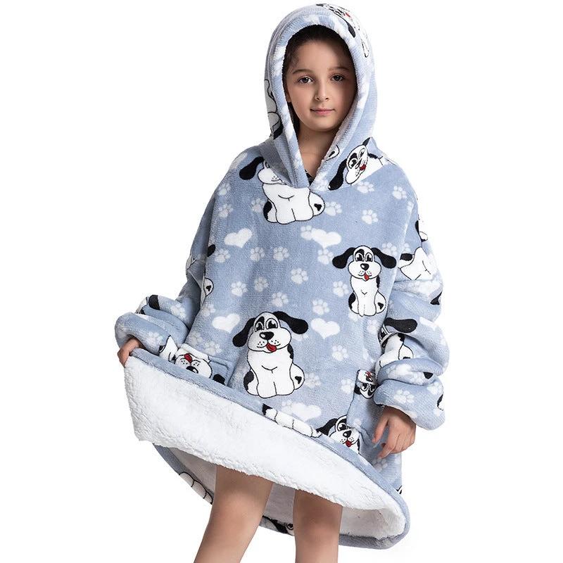 Composite Children's Flannel Lambswool Home Pajamas by GJG Denim