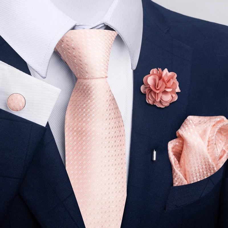 Men's Tie and Pocket Square Combo by GJG Denim
