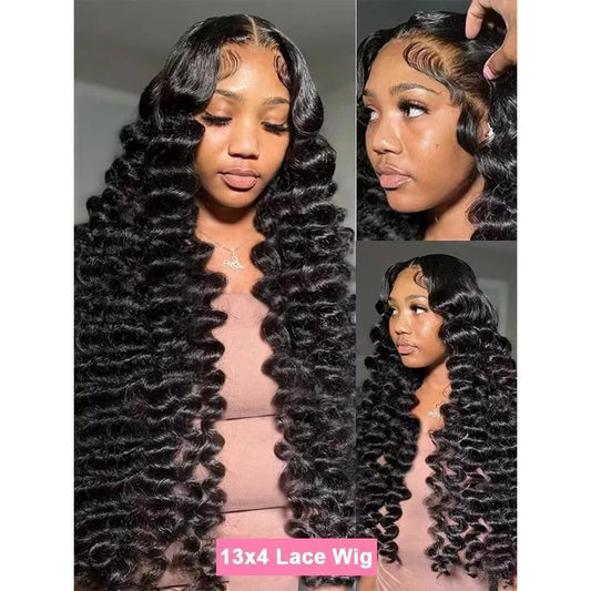 300 Density Loose Wave HD Lace Wig by GJG Denim