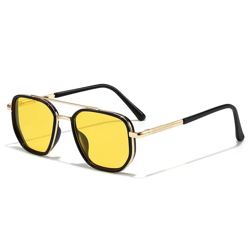 Men's UV-Protective Metal Sunglasses by GJG Denim