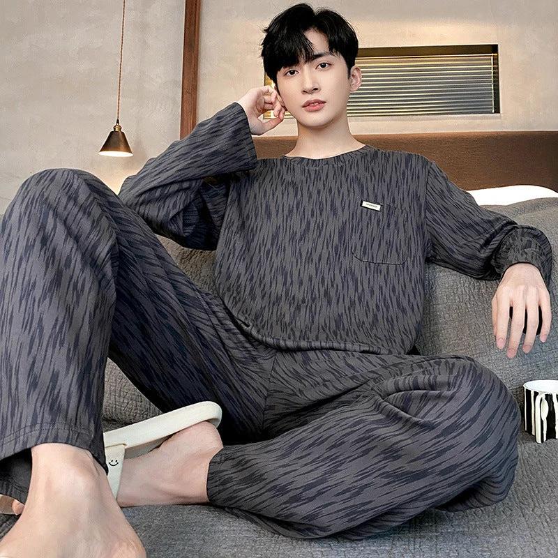 Thin Long Sleeve Loose Pajamas by GJG Denim
