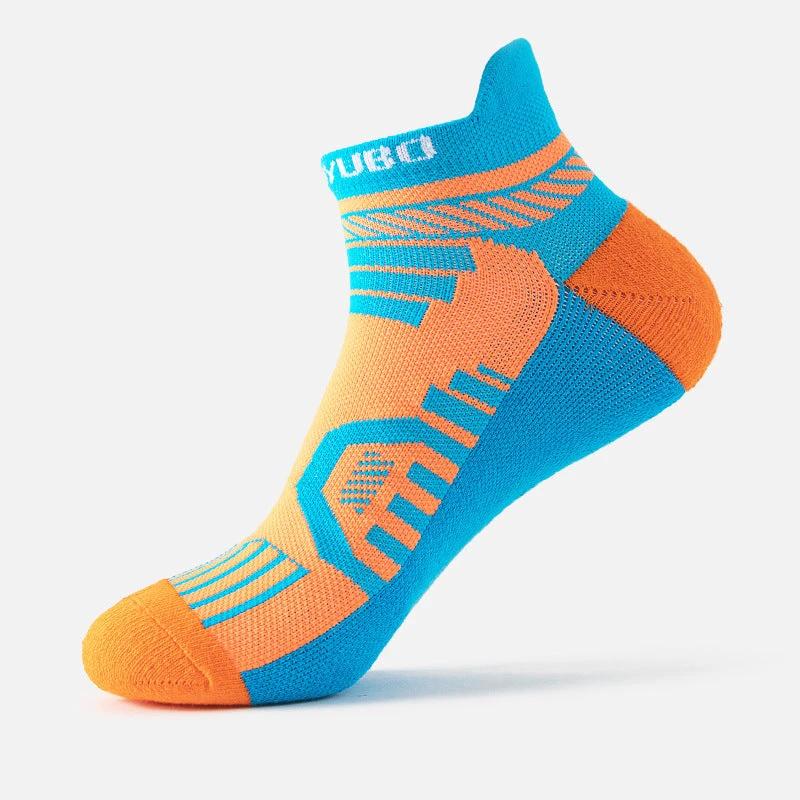 Men's Mesh Breathable And Sweat Absorbing Low Cut Socks by GJG Denim