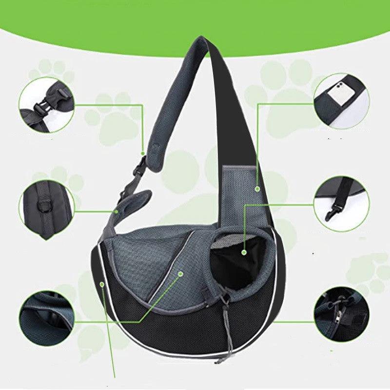 Carrying Pets Bag Women Outdoor Portable Crossbody Bag For Dogs Cats Pet Products by GJG Denim