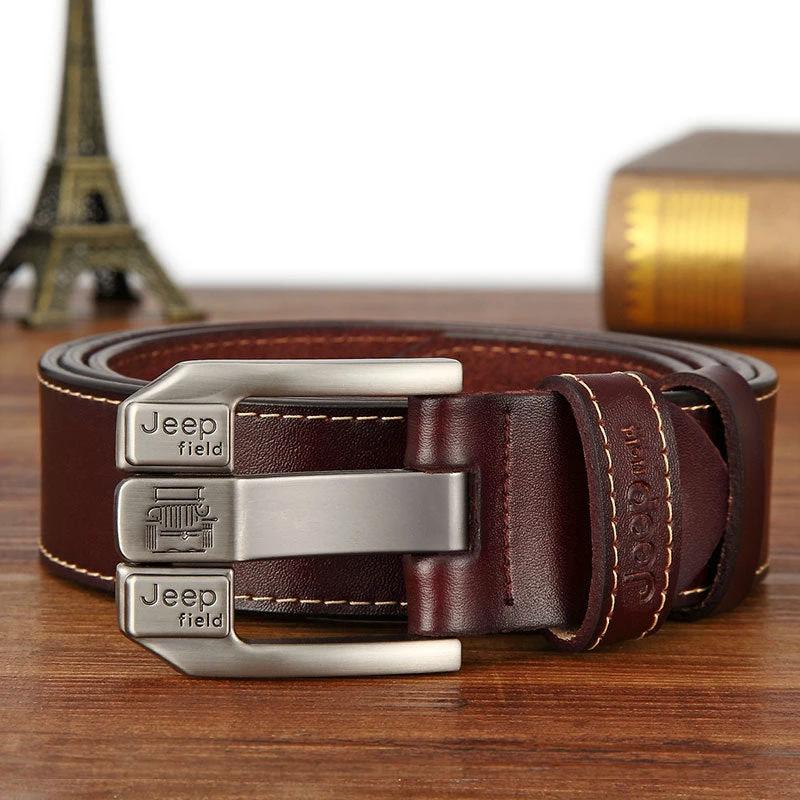 Men's Leather Belt by GJG Denim
