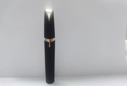 Mini Electric Eyebrow Trimmer Lipstick Brows Pen Hair Remover Painless Razor Epilator with LED Light by GJG Denim