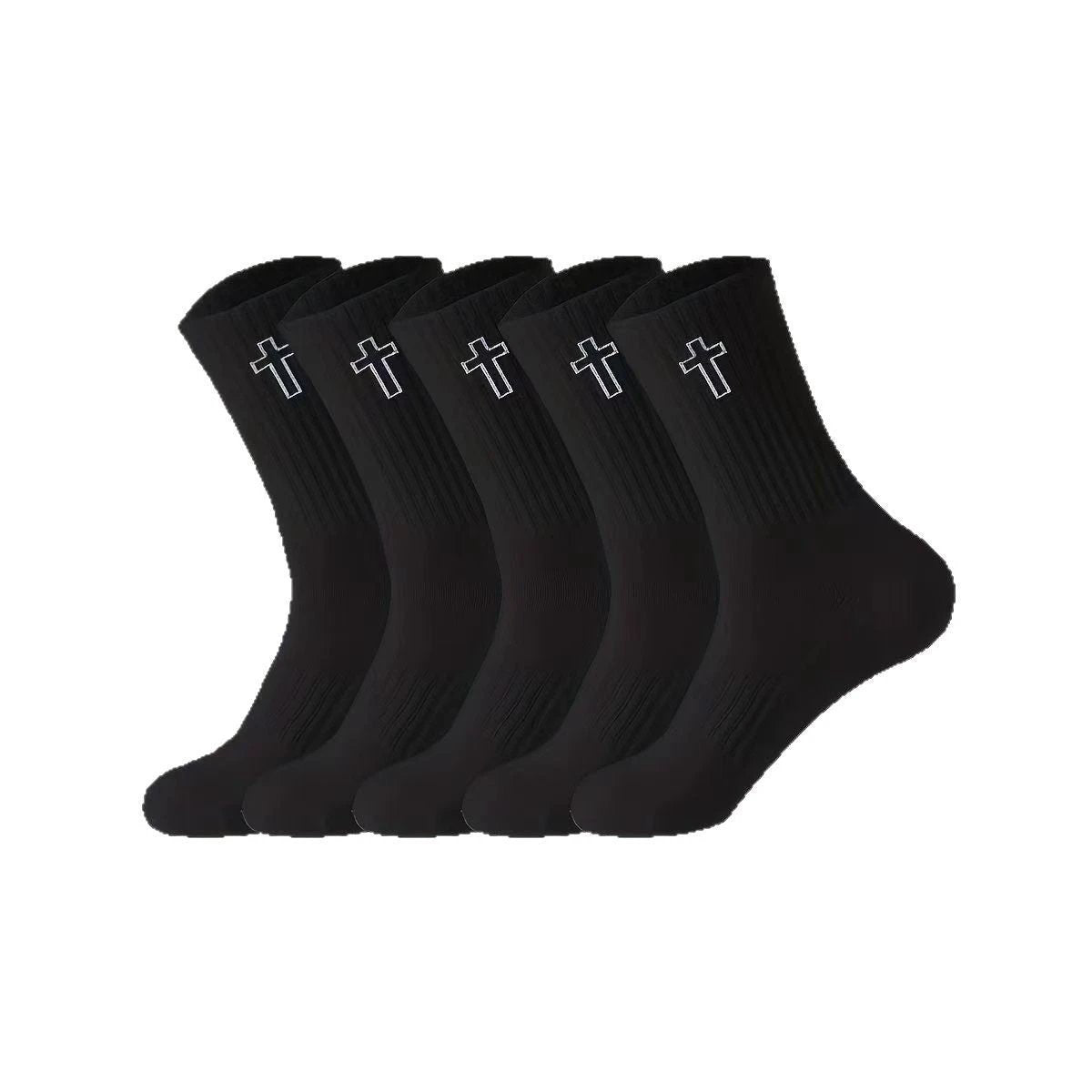 Men's Sweat Absorbing Leisure Mid-calf Socks by GJG Denim