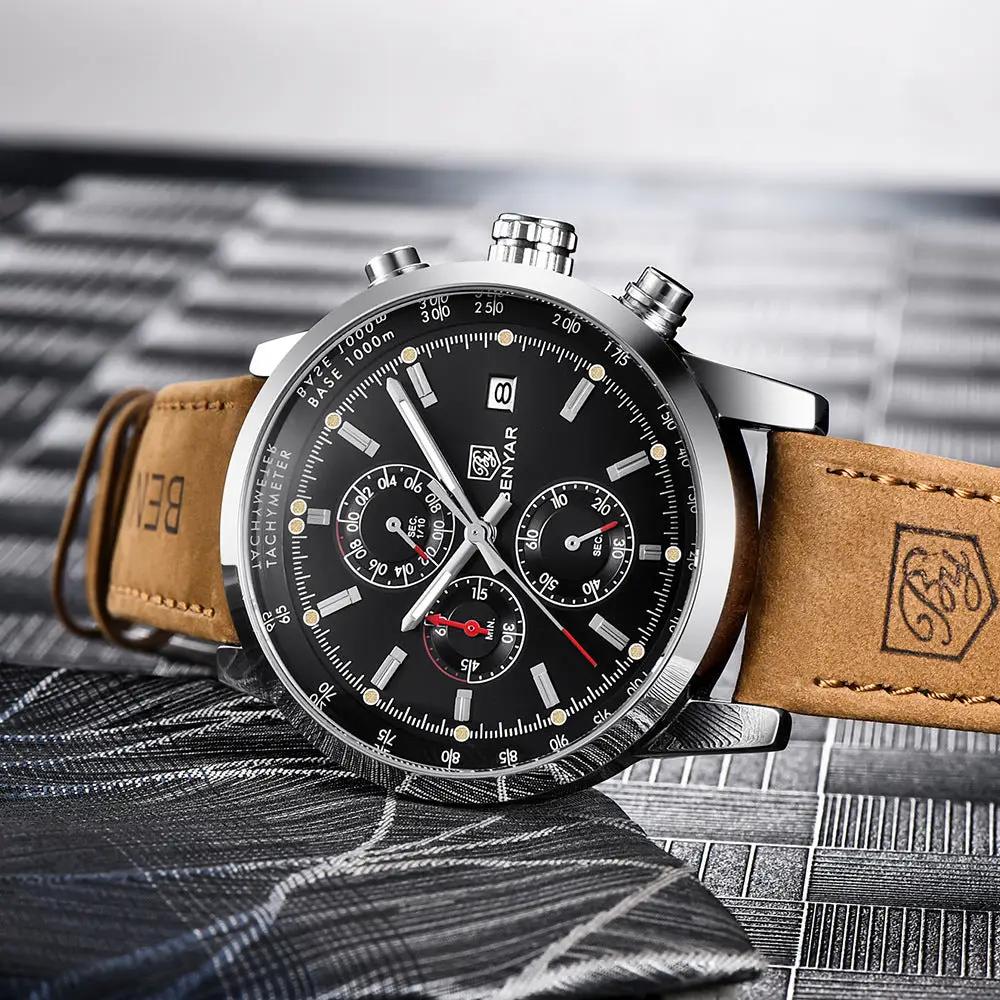 Men's Luxury Quartz Watch by GJG Denim