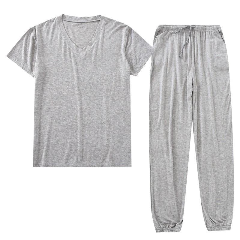 Men's Short Sleeved Pajama Set by GJG Denim