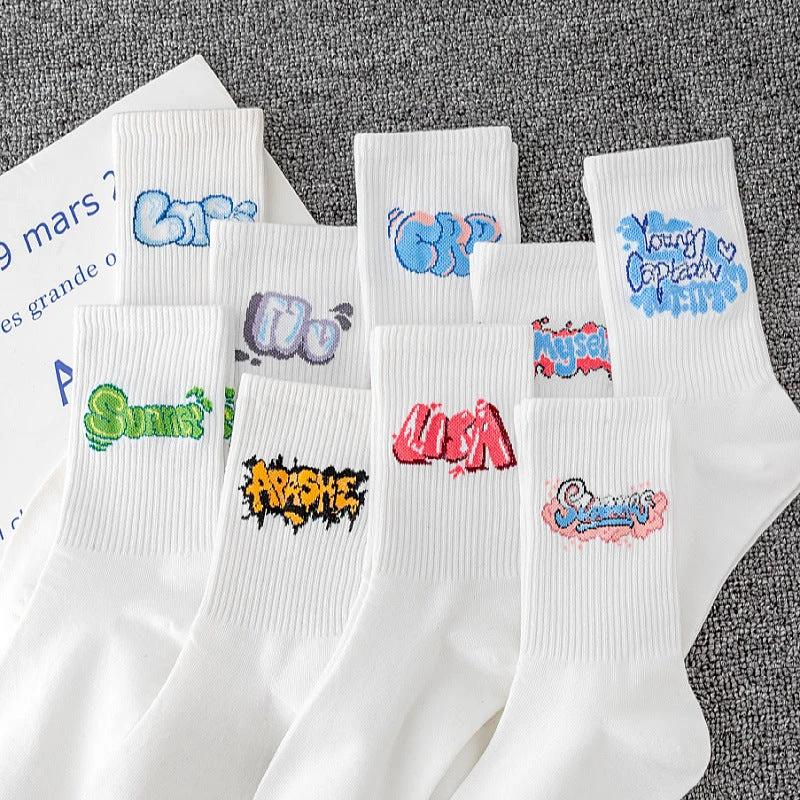 Cotton Men's Basketball Long Socks by GJG Denim