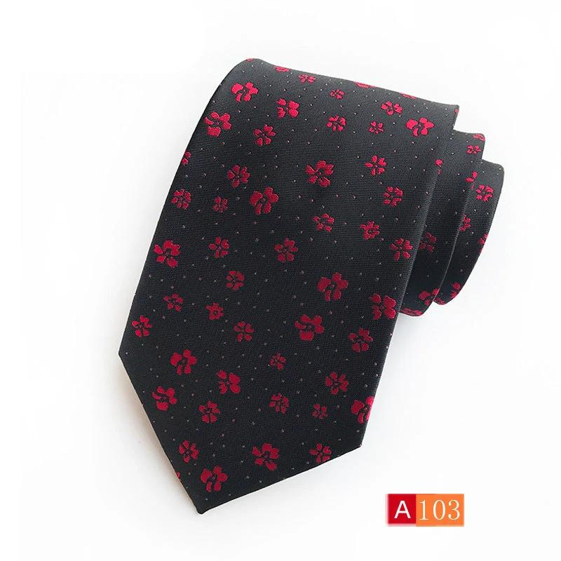Men's Casual Formal Wear Polyester Jacquard Tie by GJG Denim