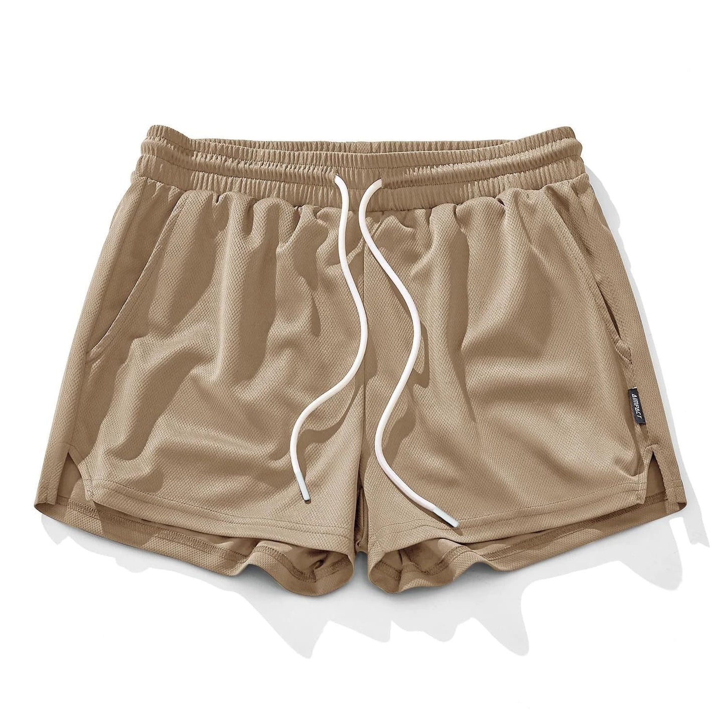 Men's Mesh Running Quick-drying Workout Shorts by GJG Denim