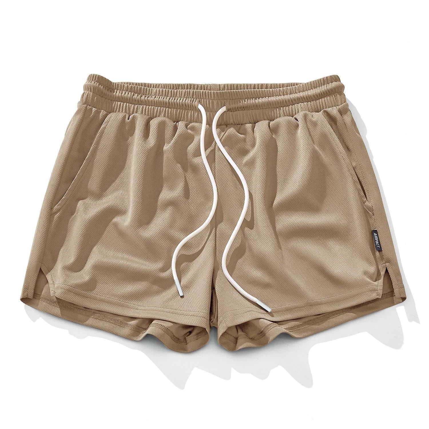 Men's Mesh Running Quick-drying Workout Shorts by GJG Denim