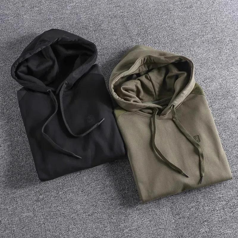 Space Cotton Comfortable And Stylish Men's Warm Hoodie by GJG Denim