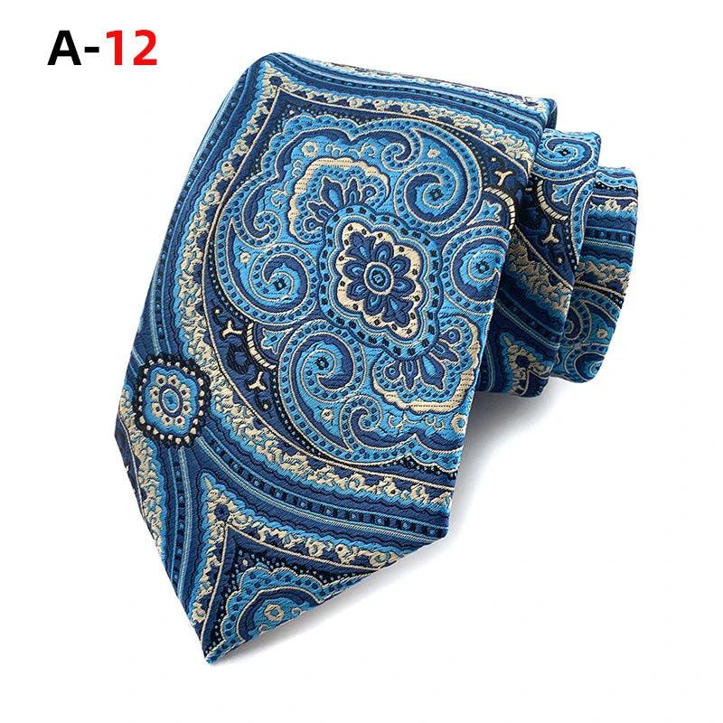 Men's Polyester Jacquard Tie by GJG Denim