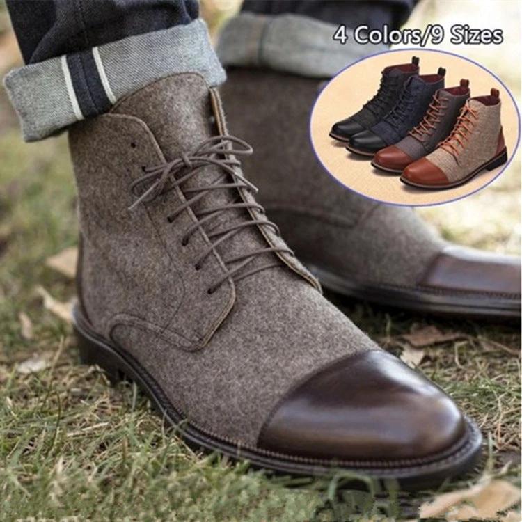Men's Leather Boots by GJG Denim