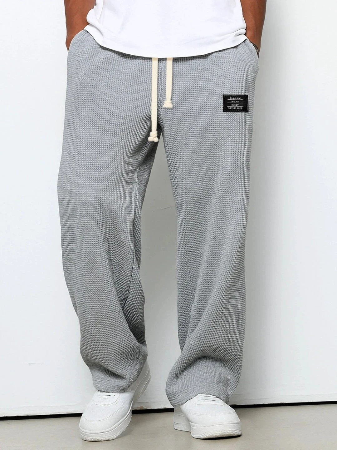 Men's Loose Straight Leg Casual Sweats by GJG Denim