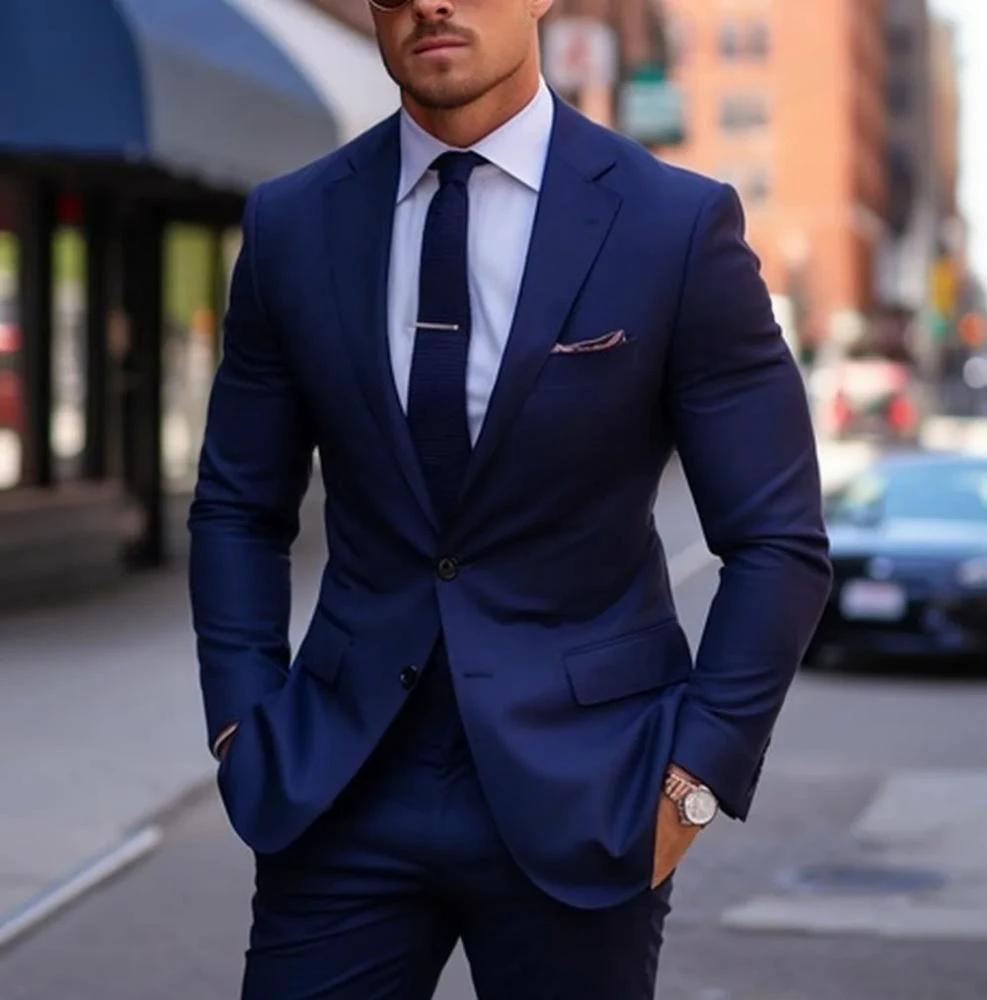 Men's Two-piece Suit by GJG Denim