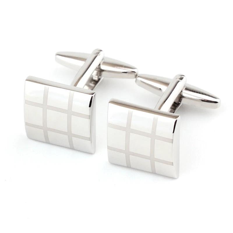 Men's Square Plaid Cufflinks by GJG Denim