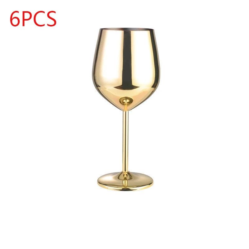 Stainless steel wine glass by GJG Denim