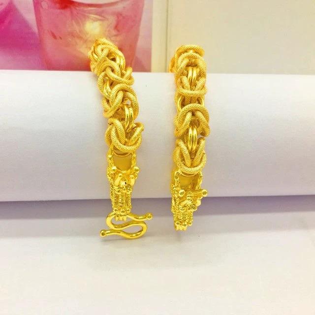 Men's Gold Tone Bracelet by GJG Denim