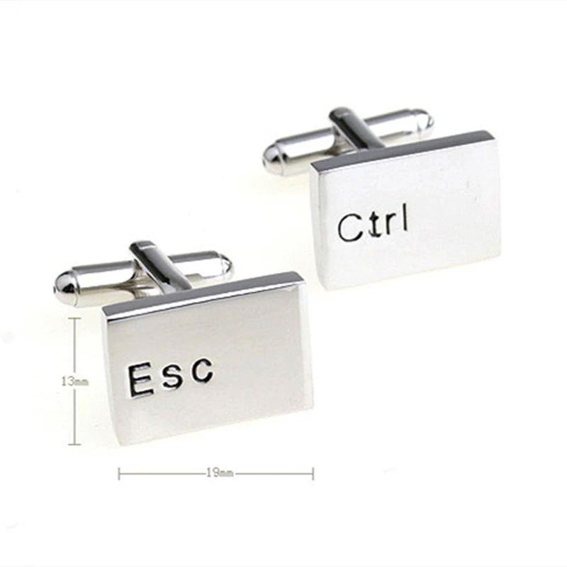 Metal Letter Shirt Men's Cufflinks by GJG Denim