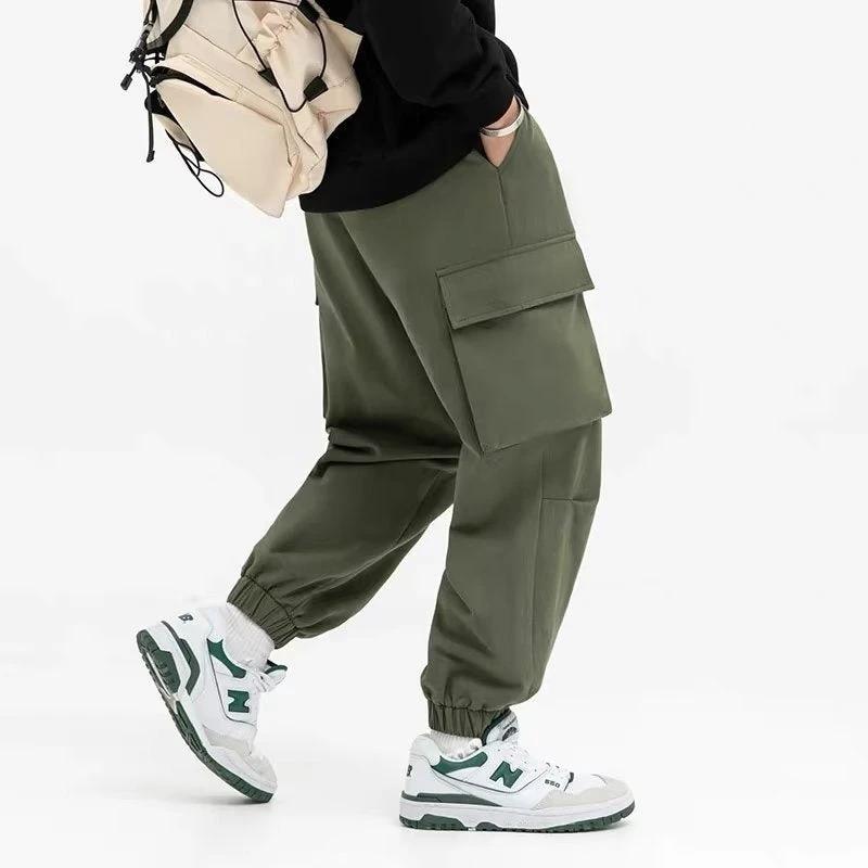 Men's Loose Tappered Cargo Pants Fashion by GJG Denim
