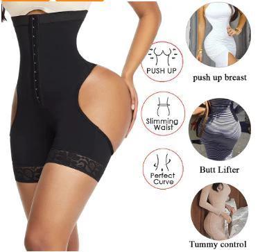 Women Shapewear High Waist Butt Lifter Tummy Control Underwear Workout Waist Trainer Corset by GJG Denim