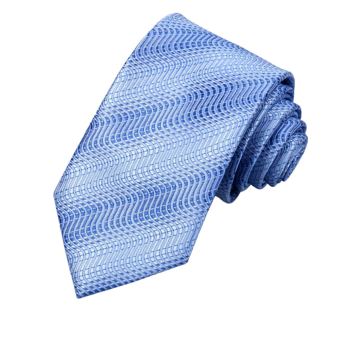 Men's Casual Polyester Jacquard Ties by GJG Denim