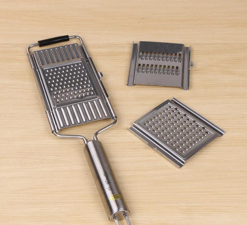 Stainless Steel Grater, Vegetable And Fruit Slicer, Peeler by GJG Denim