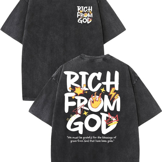Men's Cotton Printed T-shirt In A Retro Style by GJG Denim