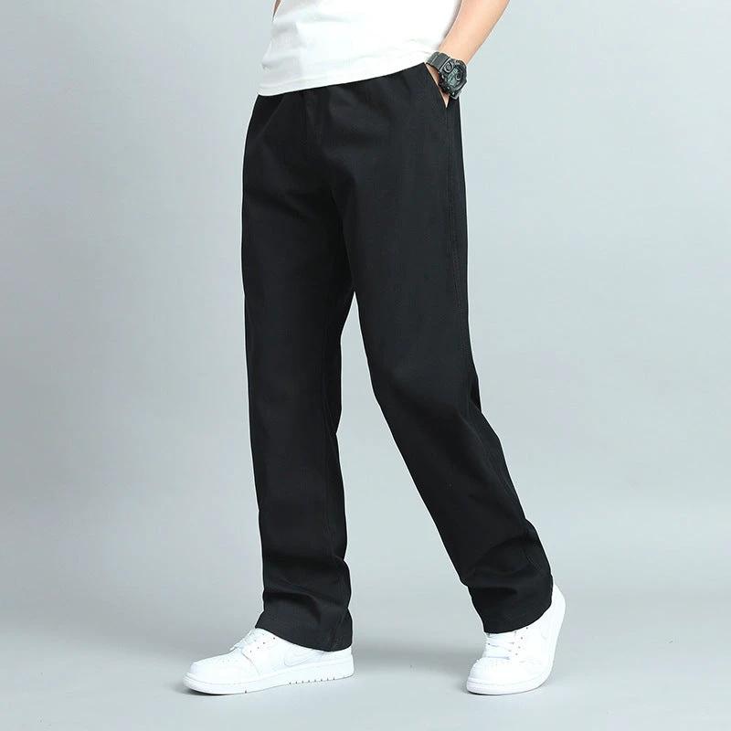 Pure Cotton Track Pants Overalls Fashionable All-matching by GJG Denim