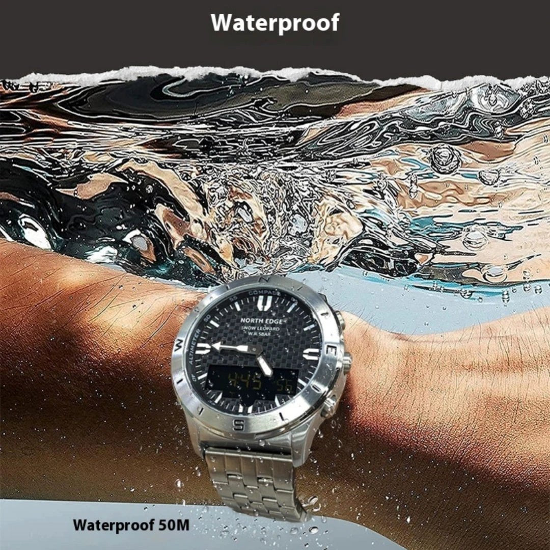 Men's Waterproof Multifunctional Watch by GJG Denim