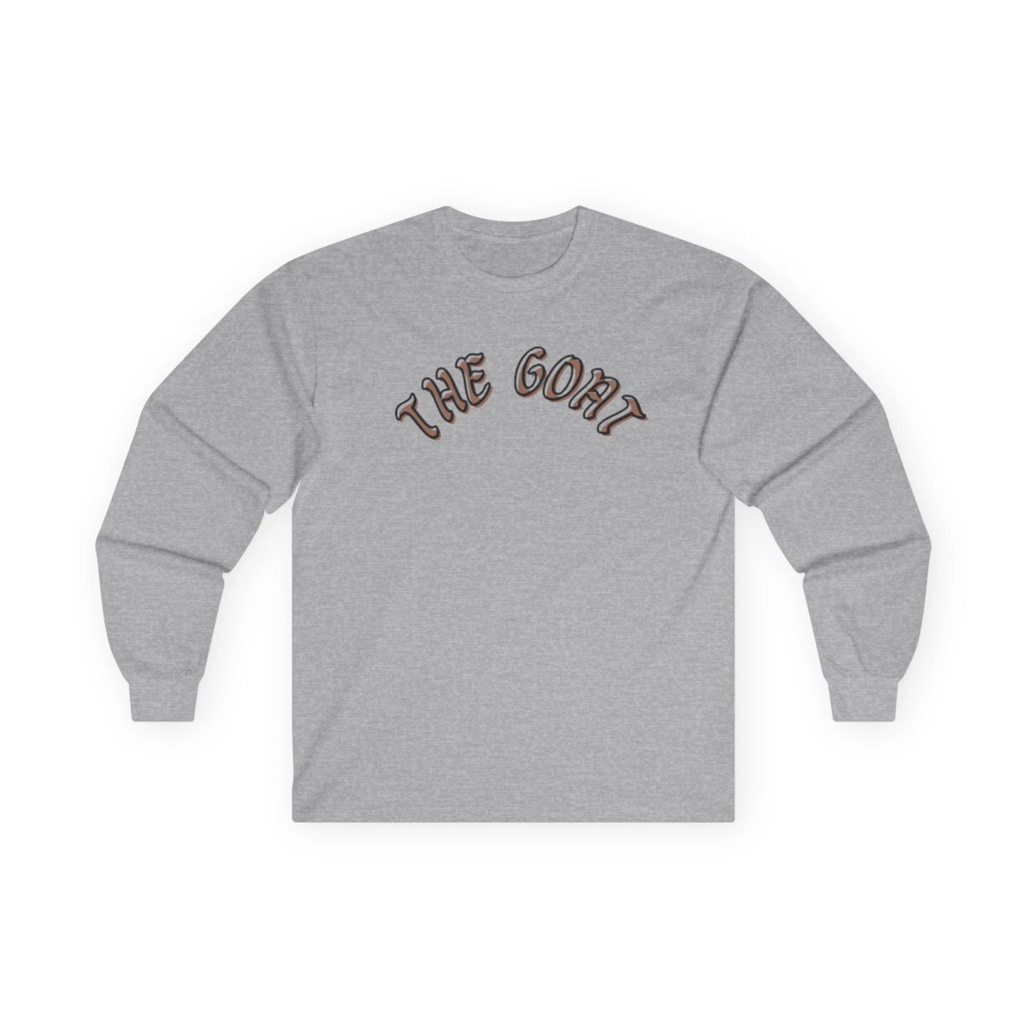The GOAT Unisex Long Sleeve Tee, Casual Wear, Perfect for Sports Fans, Gift for Him or Her, Iconic Statement Shirt by Printify