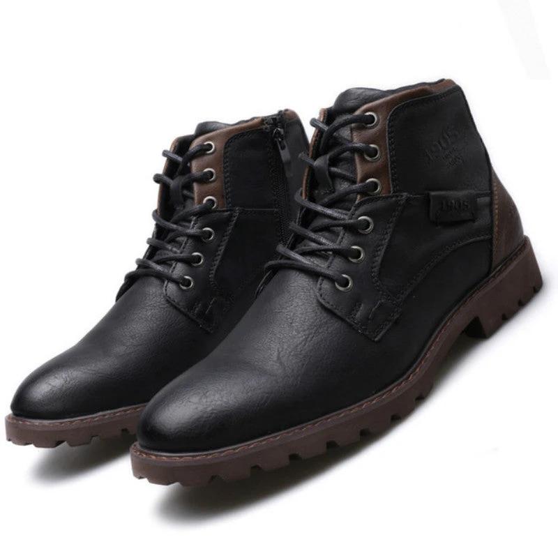 Men's Warm Martin Boots by GJG Denim