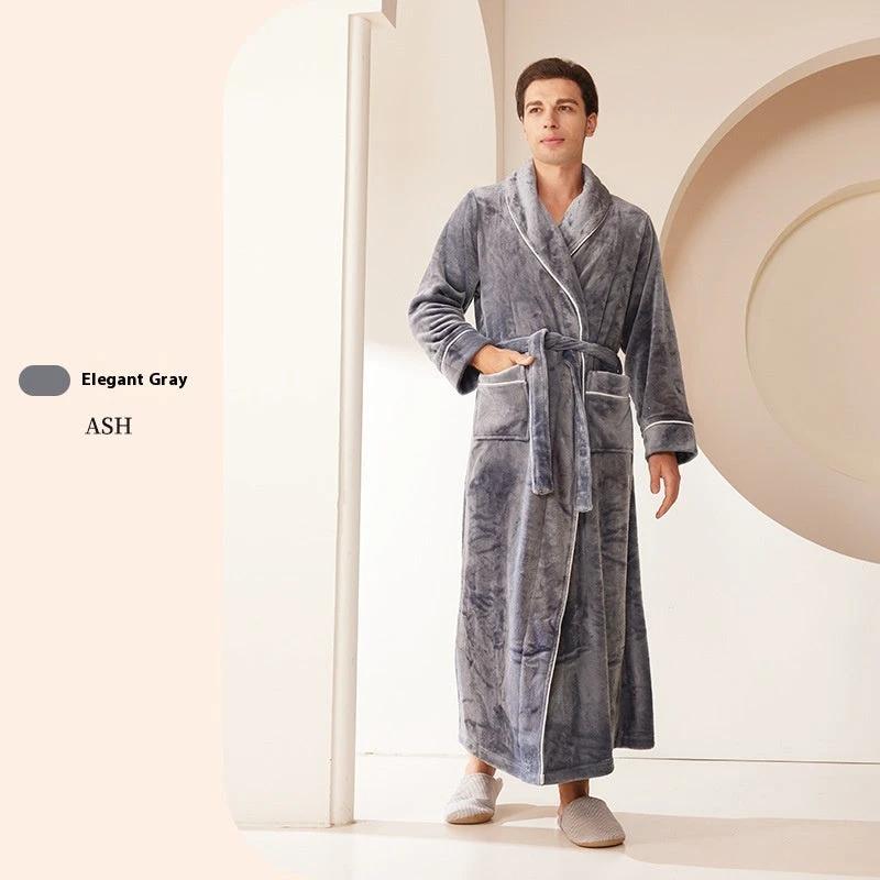 Men's Long Bathrobe by GJG Denim