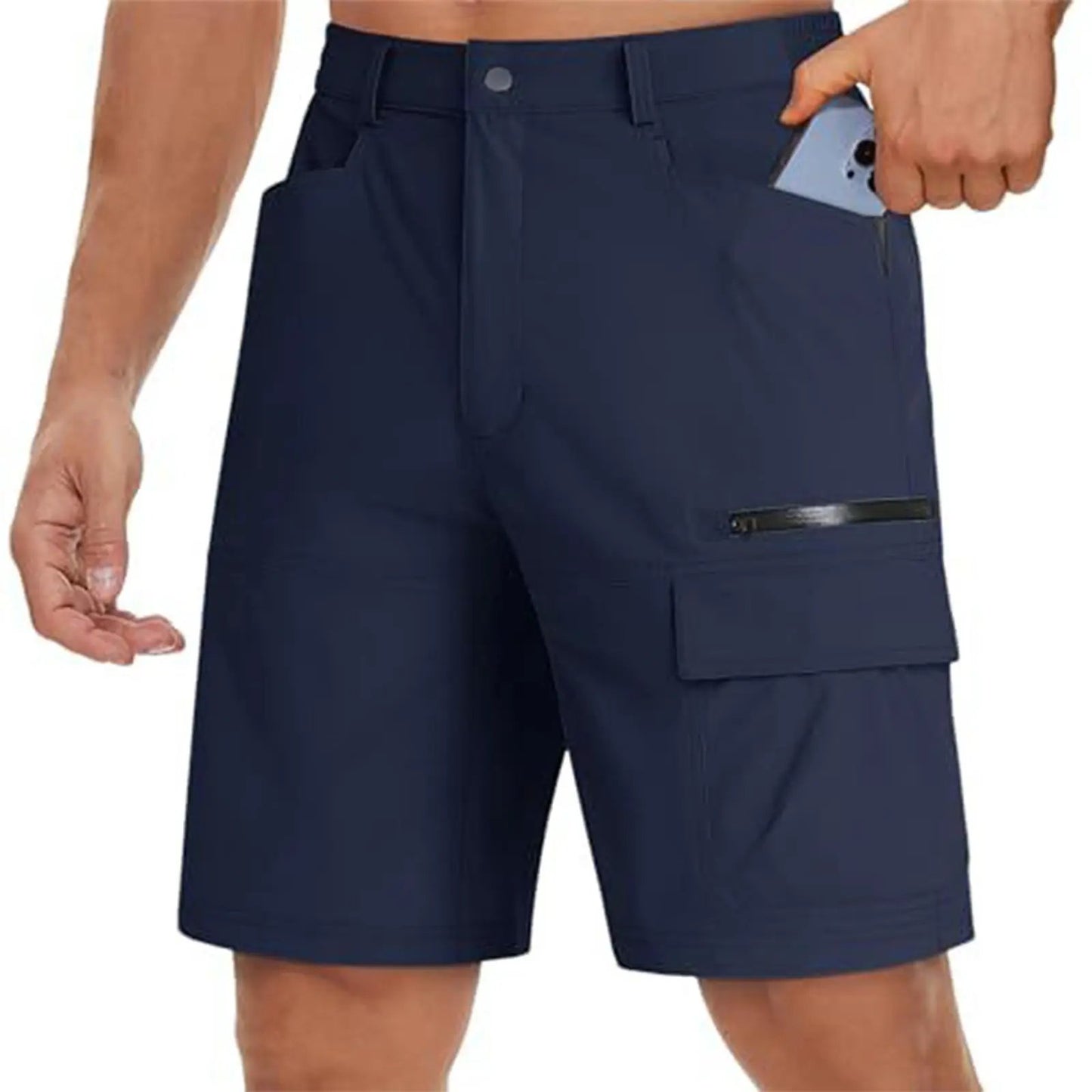 Men's Multi-Pocket Shorts by GJG Denim