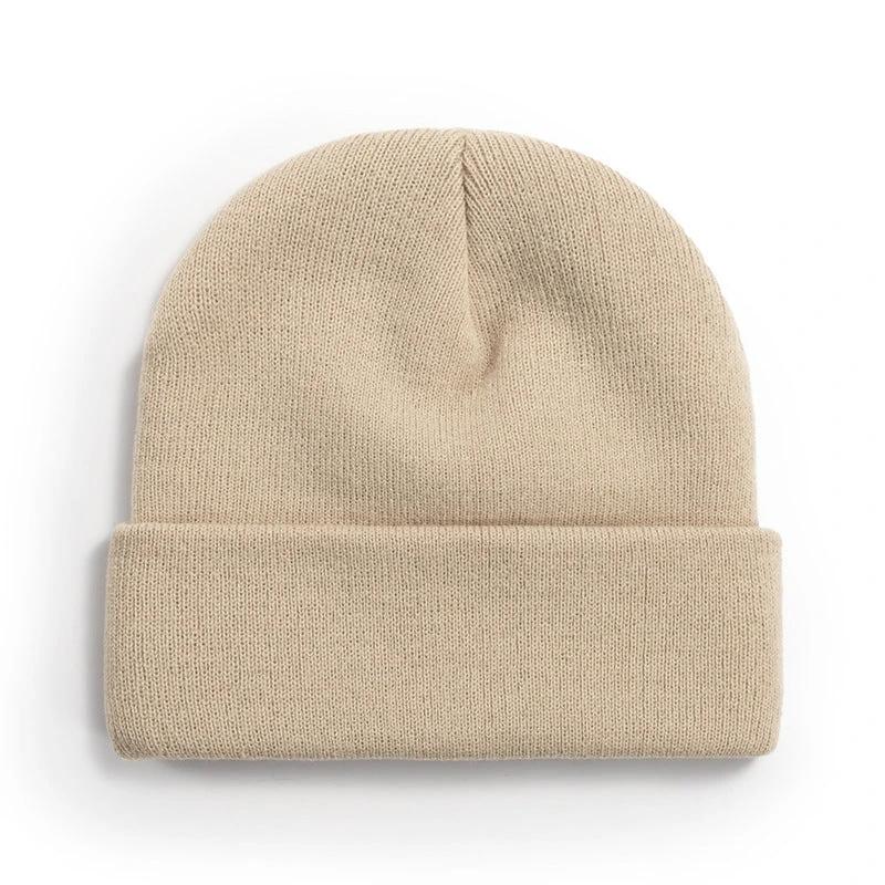 Men's Knitted Solid Color Beanie by GJG Denim