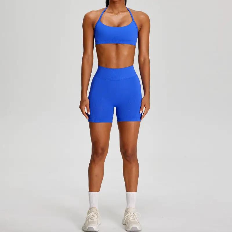 Cycling Fitness Two-piece Yoga Suit by GJG Denim