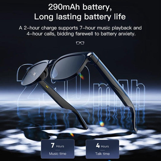 800W Photo And Video Recording AI Assistant Smart Glasses For Men by GJG Denim